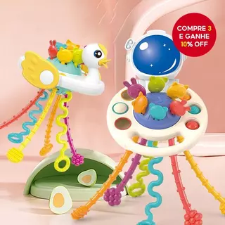 Brinquedo De Dentição De Bebê-Corda Sensorial Montessori Silicone Mastigável Desenvolvimento Recém-Nascidos Natal em Oferta na Shopee