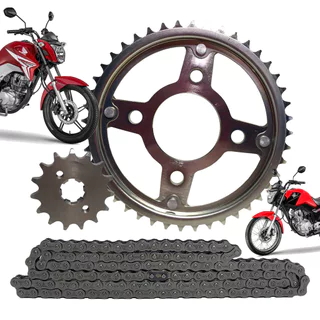 Kit Transmissão Relação Cg 150 Titan Fan 2004 Ate 2015 em Oferta na Shopee