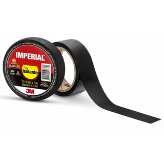 Fita isolante 18 mm x 5 metros - IMPERIAL - 3M em Oferta na Shopee
