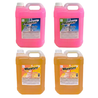 Kit Limpeza Pesada Sabão De Querosene E Detergente 5L Master em Oferta na Shopee