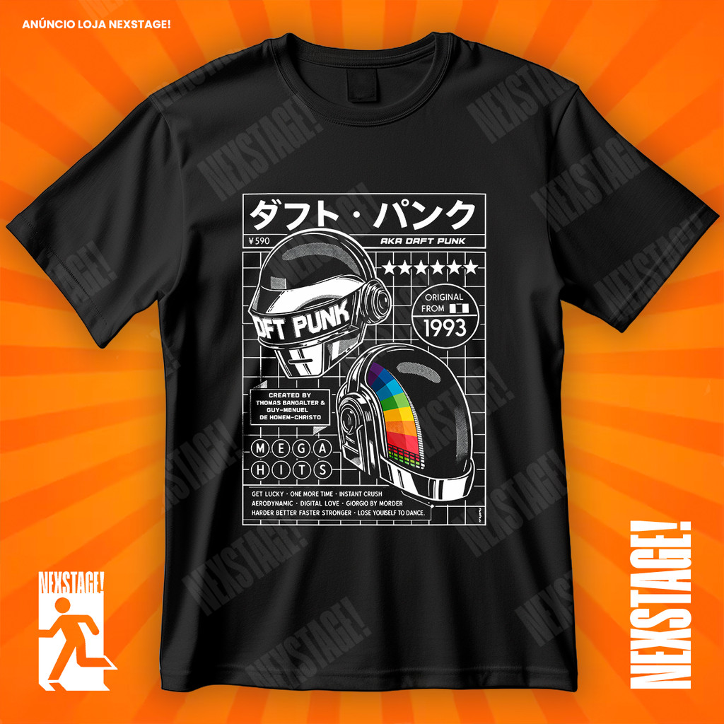 camisa daft punk em Promoção na Shopee Brasil 2026