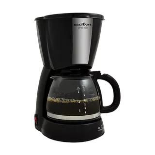 Cafeteira Britânia CP30 Inox Preta em Oferta na Shopee