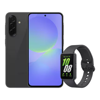 A36 5G (256GB) - Preto + Galaxy Fit3 - Grafite em Oferta na Shopee