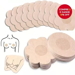 Capas Adesivas Invisíveis Para Mamilos , 100/120 Unidades , 6 Cm De Diâmetro , Projetadas Cobrir O Mamilo/Área em Oferta na Shopee