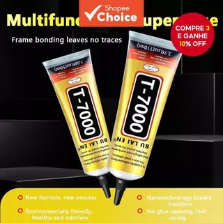 Tecnologia Negra Artesanal, Adesivo Transparente de Alta Aderência T7000, Fixação de Modelo/Ornamento DIY, Controle de em Oferta na Shopee