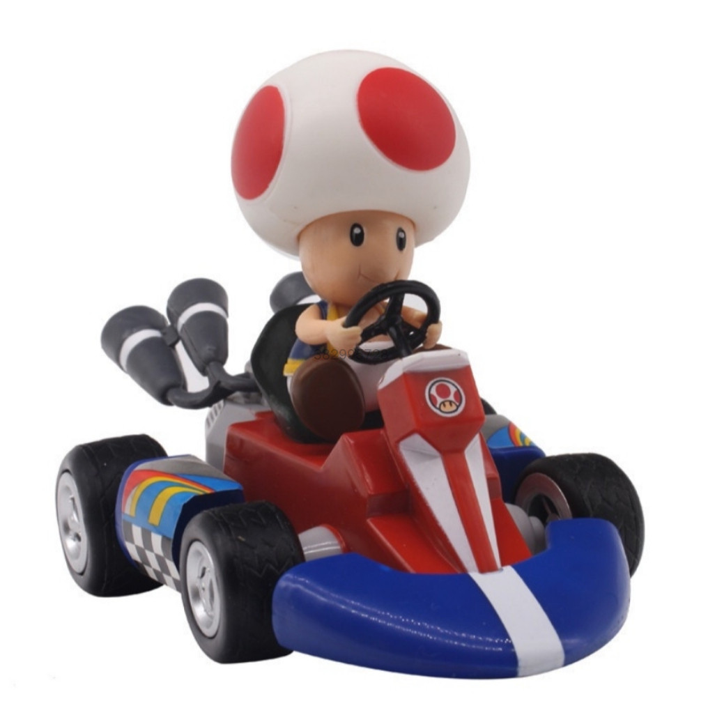 mariokart Carrinho brinquedo Miniatura Mario Kart Yoshi mario powser princesa toad luigi donkeykong em Oferta na Shopee