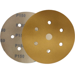 Disco Lixa 6 Polegadas 152mm com 7 Furos Fixa Fácil Para Lixamento a Seco em Oferta na Shopee