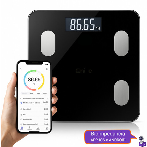 Balança Bioimpedância Digital Profissional via Bluethooth — foto 1 — Achou Levou Brasil