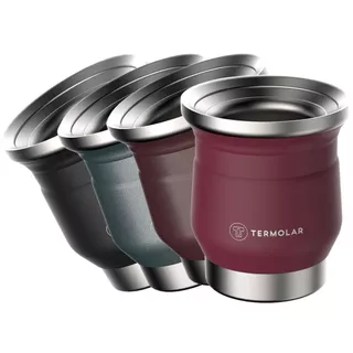 Cuia Térmica Tupi em Inox Escolhe a Cor 250ml Chimarrão Tereré Termolar em Oferta na Shopee