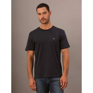 Camiseta Masculina Estampa Ômega No Peito Calvin Klein Jeans - Marinho em Oferta na Shopee