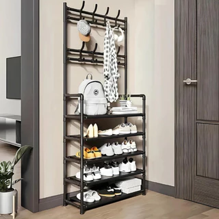 Sapateira Arara Cabideiro 5 Andar Organizadora Suporte Multiuso Tenis Roupa Quarto Armários Grande em Oferta na Shopee