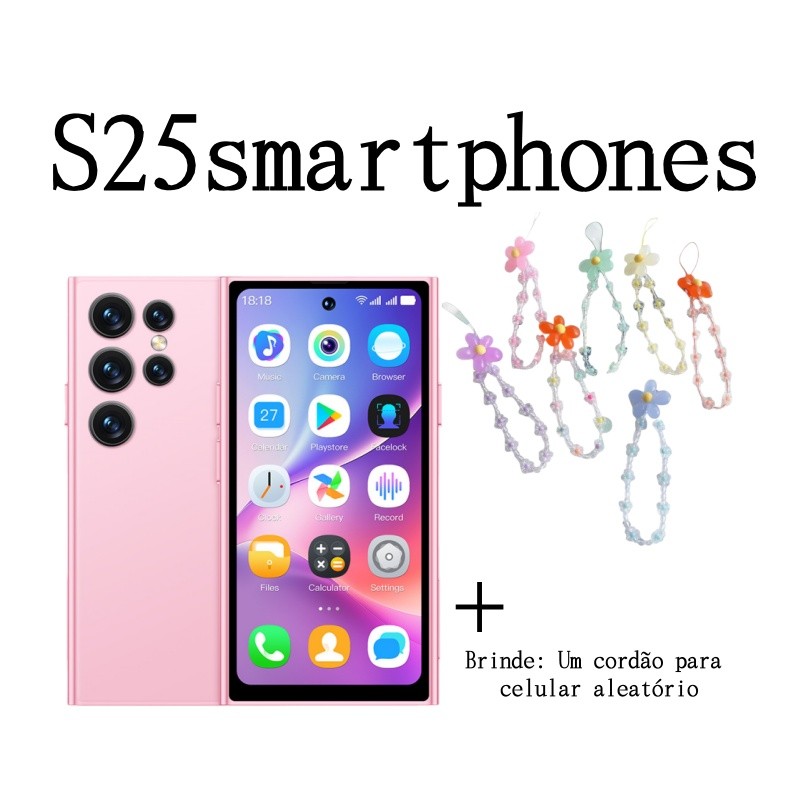 S25 Pro 2026 Mini Smartphone Mais Recente 2 Gb RAM 16 ROM 4.0 Touch ...