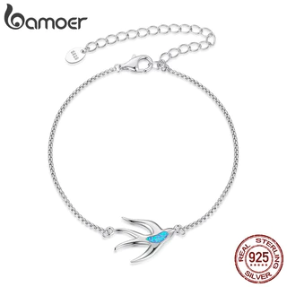 Pulseira De Prata Esterlina 925 Bamoer Com Opala De Andorinha Voadora Para Presente De Joias Femininas em Oferta na Shopee