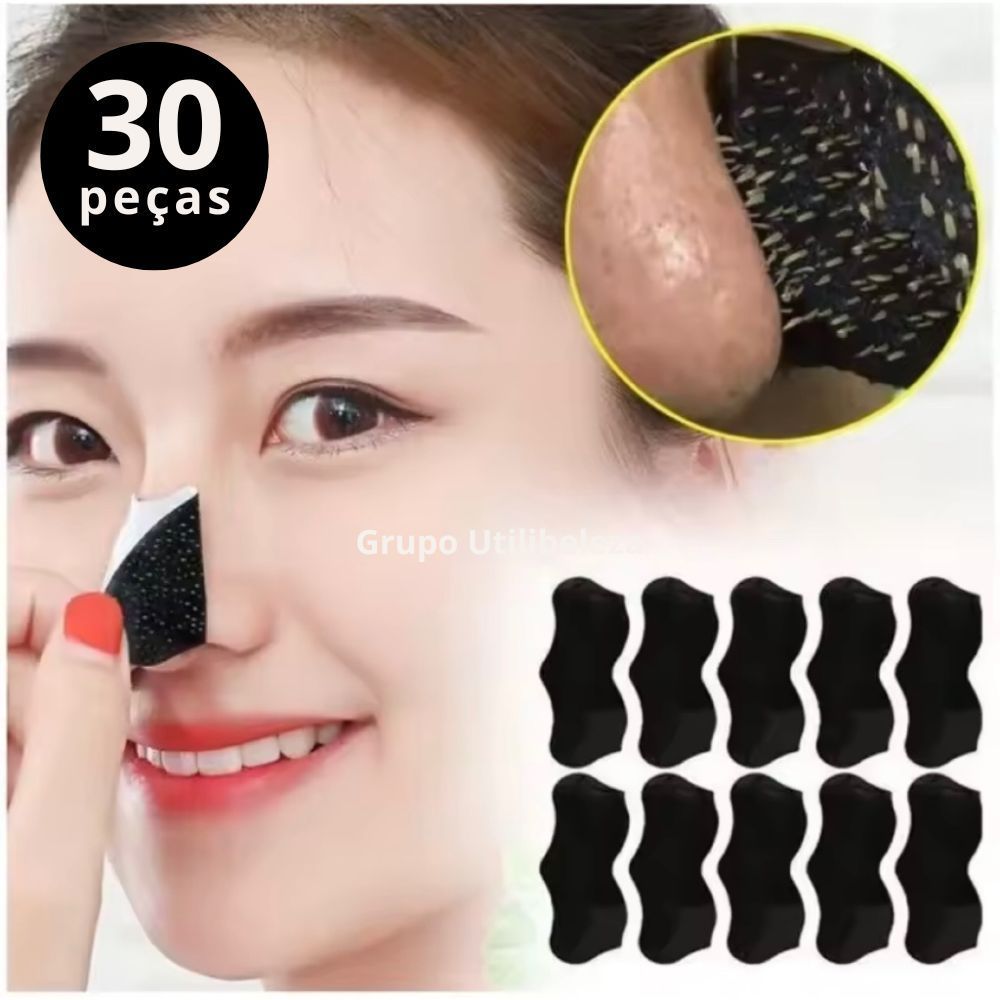 Máscara Tira Cravos Removedora Espinhas Adesivo Nariz Skincare | Shopee ...