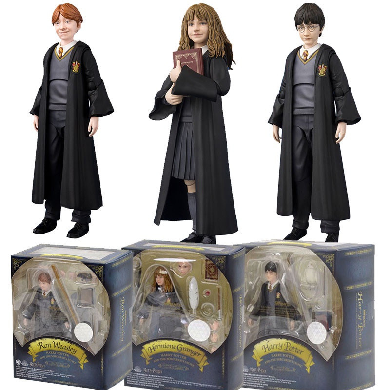 Shf Harry Potter Hermione Ron Sh Figuarts Modelo De Figura De Acessorio ...