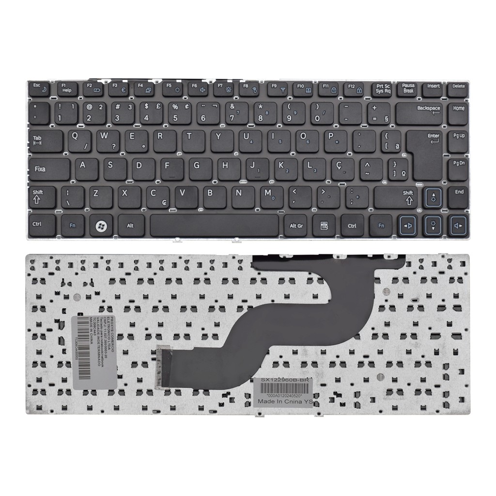 Teclado para Notebook Samsung NP-RV415-CD2BR NP-RV415-CD1BR