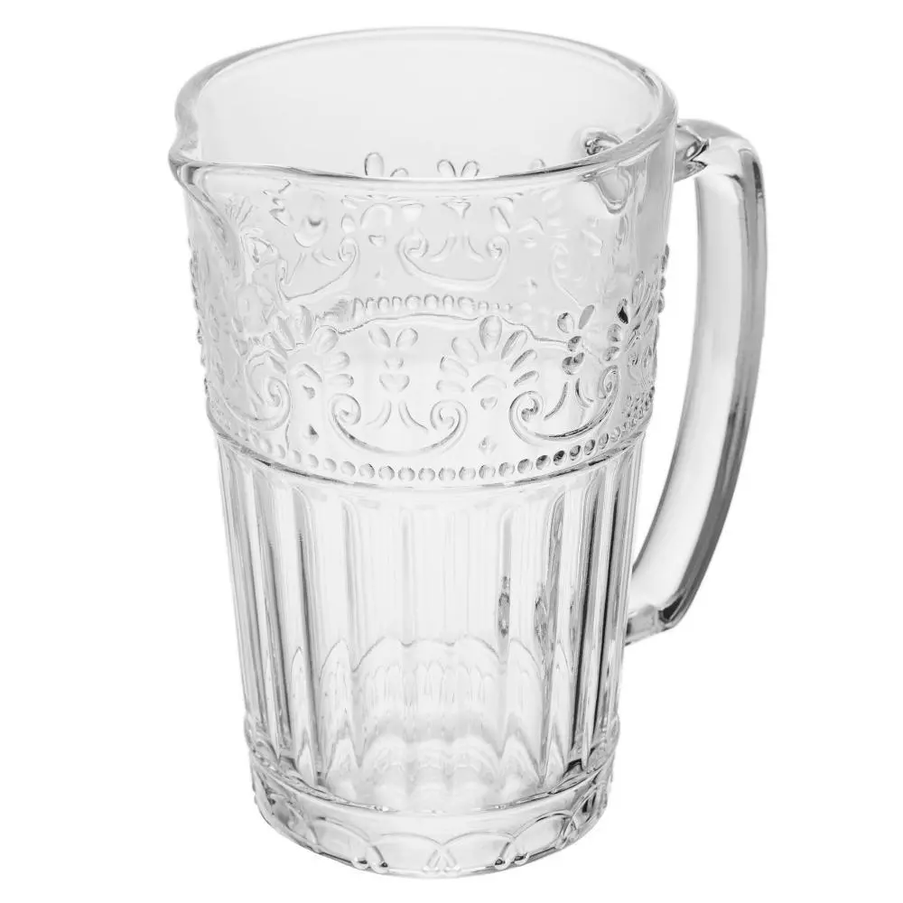 ￼Jarra Wolff Mauve 750ml Cristal Wolff - Design Clássico e Lapidado para Sua Mesa Posta Ideal para Água Sucos e Bebidas