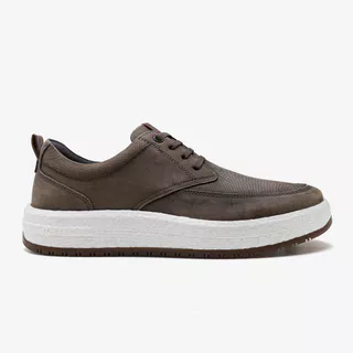 Tênis Masculino Drake Couro Pulse Marrom em Oferta na Shopee