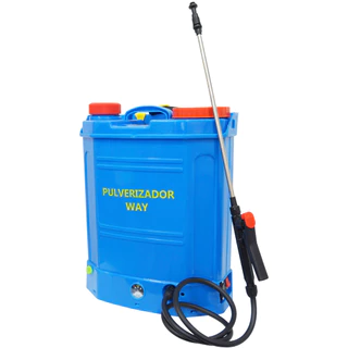 Pulverizador Costal Elétrico Bateria Borrifador 20 Litros 3 Bicos Bomba Veneno Importway IWPE20-20