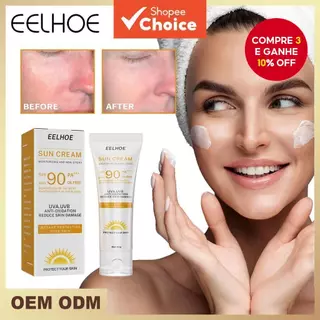 Eelhoe Creme Solar Proteção De Umidade Facial Corpo Pele Protetora Cuidados Com A Summerti me Refrescante Não Gorduroso em Oferta na Shopee