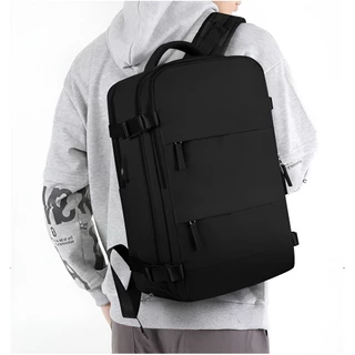 Mochila de viagem Oxford impermeável, esportes ao ar livre, casual, carregamento USB, laptop escolar em Oferta na Shopee