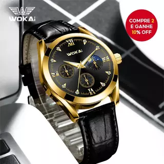 Relógio De Pulso De Quartzo Empresarial Premium Para Homens Diamante Jam Besi Lelaki-Movimento De Luxo , A Melhor Escolh em Oferta na Shopee
