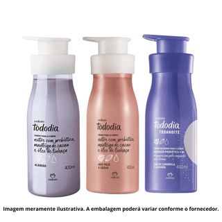 Cuidado Corporal Tododia Natura – Kit com 3 Cremes 400ml