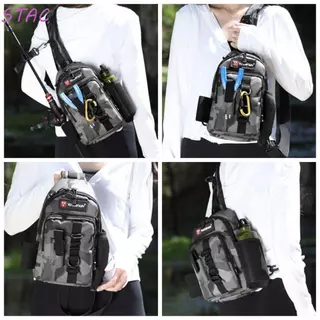Sacos De Pesca De Isca STAC , Saco De Peito Crossbody De Armazenamento , Suporte De Vara Pacote De Equipamento À Prova D em Oferta na Shopee