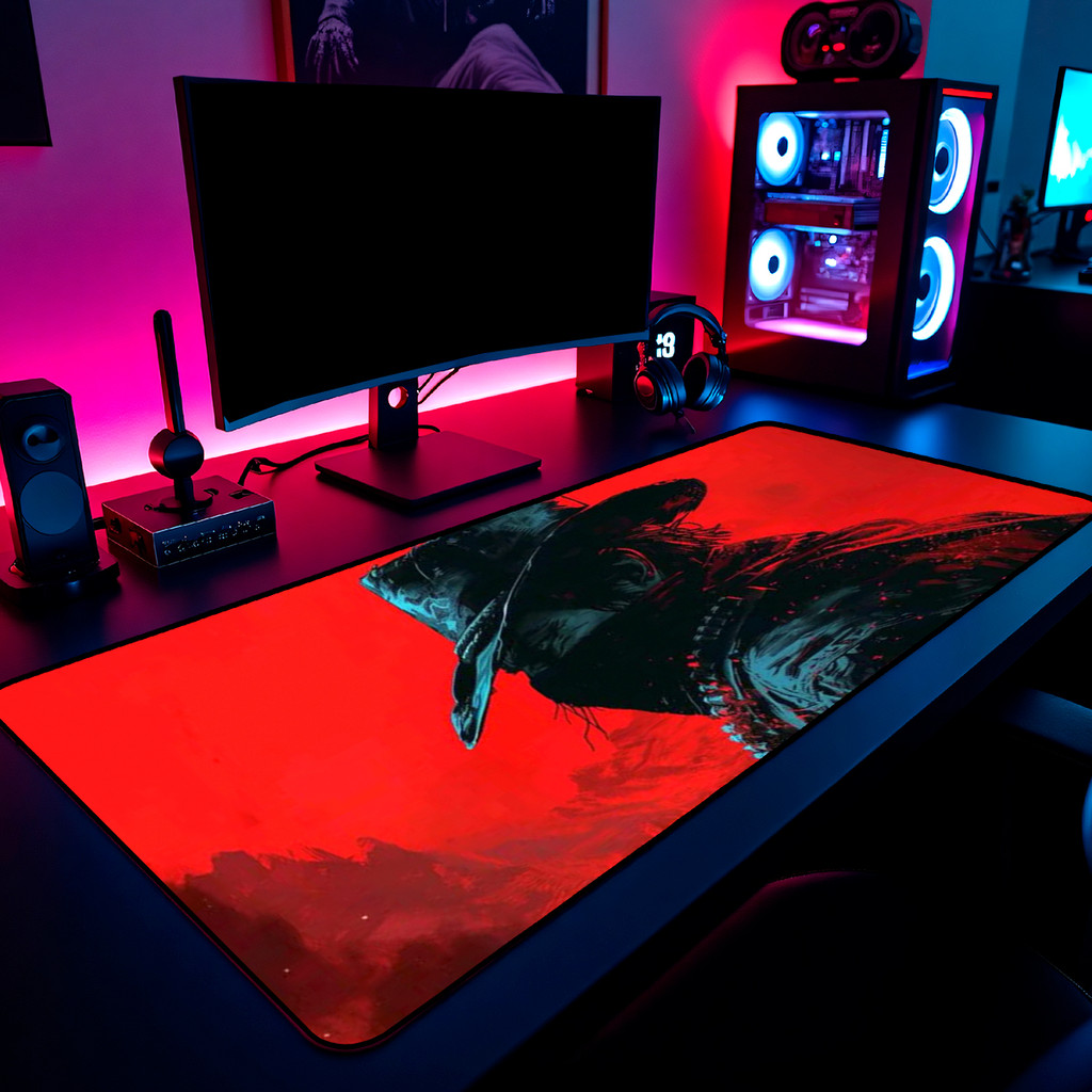 Mouse Pad Gamer Red Dead Redemption 2 Arthur 65x30cm 80x40cm 90x50cm ...