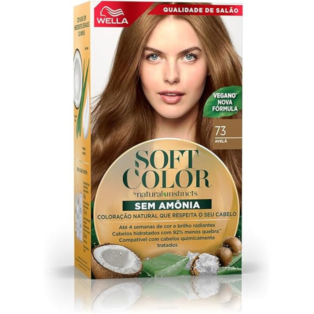 Kit Tintura Soft Color 73 Avelã | Shopee Brasil
