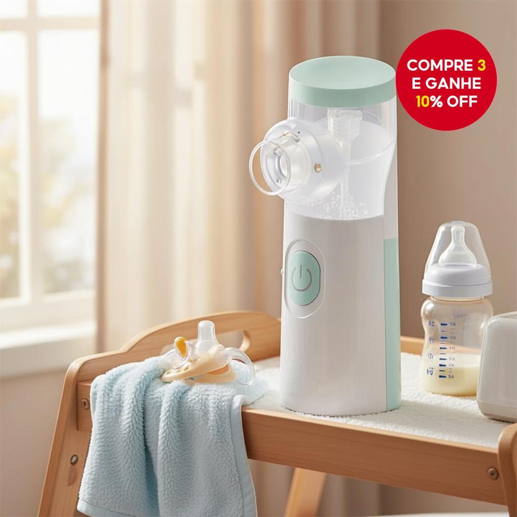 Nebulizador compacto para cuidados nasais, para adultos e crianças ...