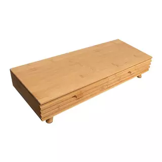 Base Para Notebook ou Monitor Zinnia, Com Elevacao e Organizador, Com Gaveta, Bambu, ZNO-OGNM-NT Base Para Notebook ou Monitor Zinnia, Com Elevacao e Organizador, Com Gaveta, Bambu, ZNO-OGNM-NT