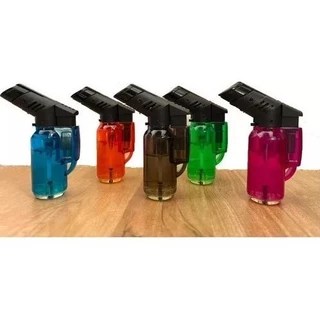 Kit 2 Mini Maçarico Portátil Recarregável Super Chama Artesanato Cozinha 1300 Graus