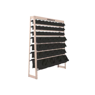 Estante metálica com 49 gavetas n° 3 / 5 / 7 preta - Presto em Oferta na Shopee