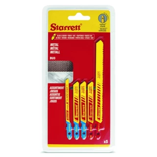 Lâmina serra tico tico bimetal com 5 peças - Starrett em Oferta na Shopee