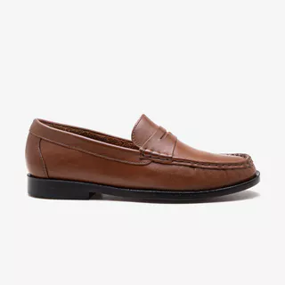 Mocassim Feminino Cora Couro Marrom em Oferta na Shopee