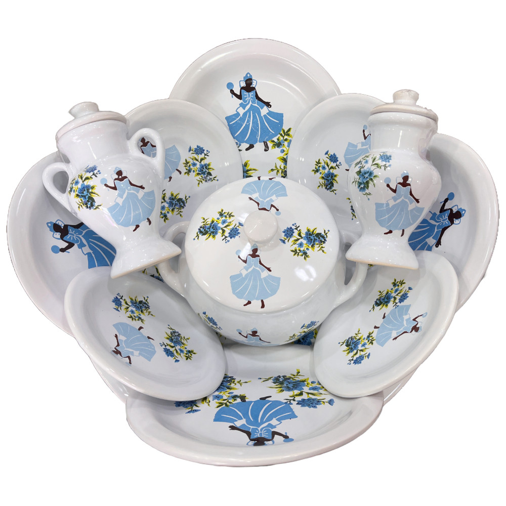 Ibá Igbá De Louça Grande Decorado Orixás Umbanda Candomblé | Shopee Brasil