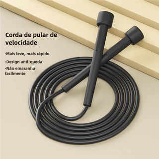 Kit 3 Corda de Pular Profissional Ajustável 2,80m em PVC – Ideal para Crossfit/ Fitness/ Emagrecimento/ Treino Funcional em Oferta na Shopee