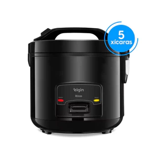 Panela Elétrica de Arroz Rizzo PAR40 1L 400W Design Black Piano Elgin em Oferta na Shopee