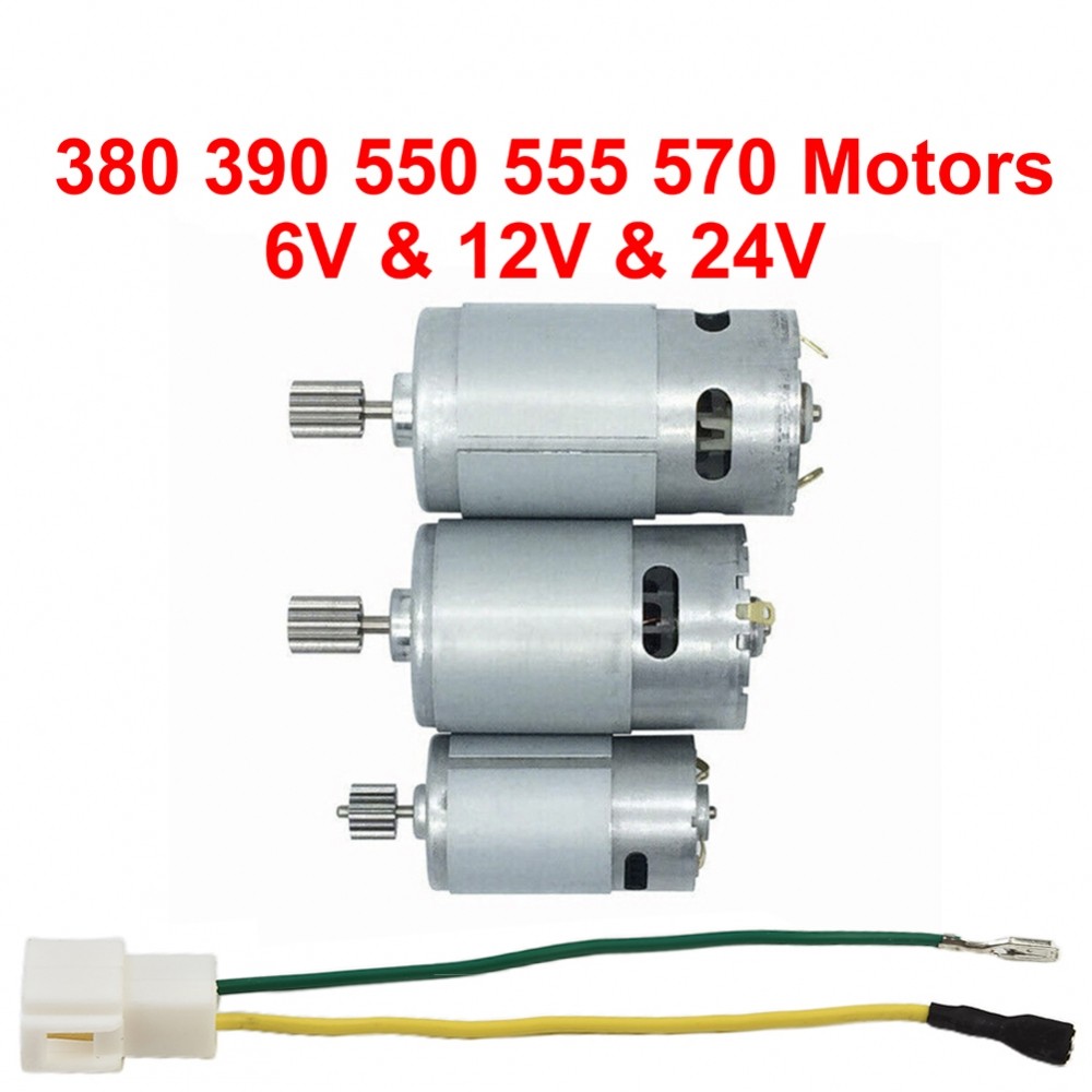 ROBUSTER MOTOR FÜR Kinder Elektrofahrzeug RS550 RS390 RS380 12V 6V