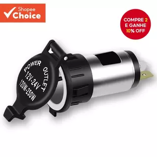 Isqueiro Para Carro 12V À Prova d'Água, Fêmea, Substituição para RV e Caminhão em Oferta na Shopee