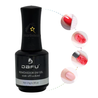 Removedor de Esmalte em Gel DAFU 15ml Soak Off Profissional Fácil Remoção em Oferta na Shopee
