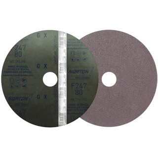 Disco de lixa de fibra 180 x 22 mm - F247 - Norton em Oferta na Shopee