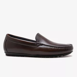 Mocassim Masculino Tom Marrom Couro em Oferta na Shopee