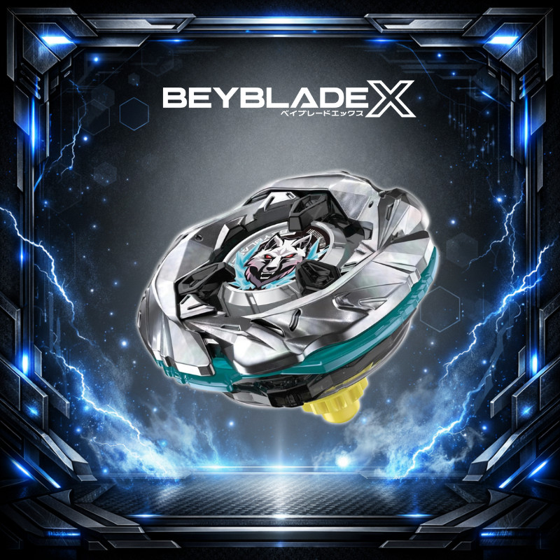 BEYBLADE X UX-08 Starter Silver Wolf 3-80FB | Free-Spin Stamina