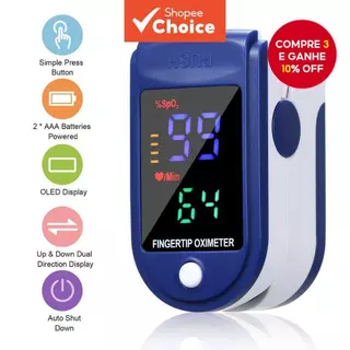 Oxímetro De Pulso De Dedo Monitor Portátil De Frequência Cardíaca SpO2 Para Presente De Natal Bebês E Adultos em Oferta na Shopee