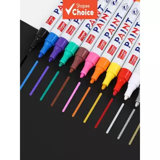 Marcadores de Pneus Caneta de Tinta à Prova d'Água Durável Fixa Stift Rock Vidro Borracha Acessórios de Metal Canetas em Oferta na Shopee