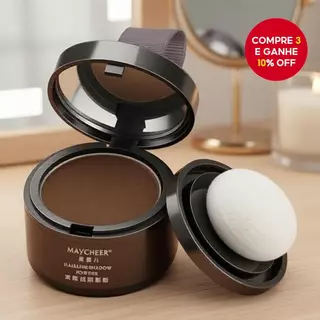 Pó de sombreamento para contorno do contorno capilar, modelagem facial de cobertura total, efeito natural em Oferta na Shopee