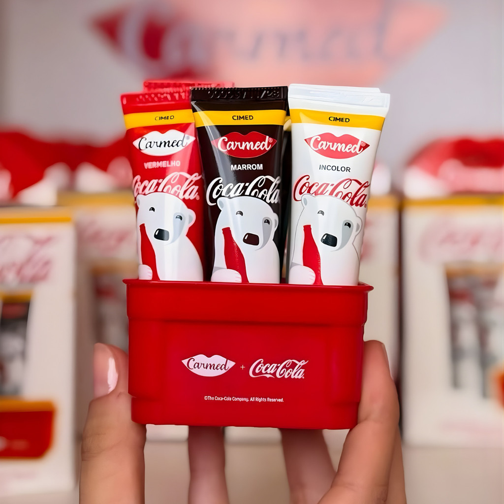 (Kit completo) - Carmed Edição Limitada Coca-Cola Urso Polar + Kit Coca ...