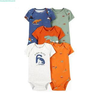 Kit Carter Body Boy/Carters/Baby Manga Curta/5Pcs Conjunto de Roupas JAPU QIJY em Oferta na Shopee
